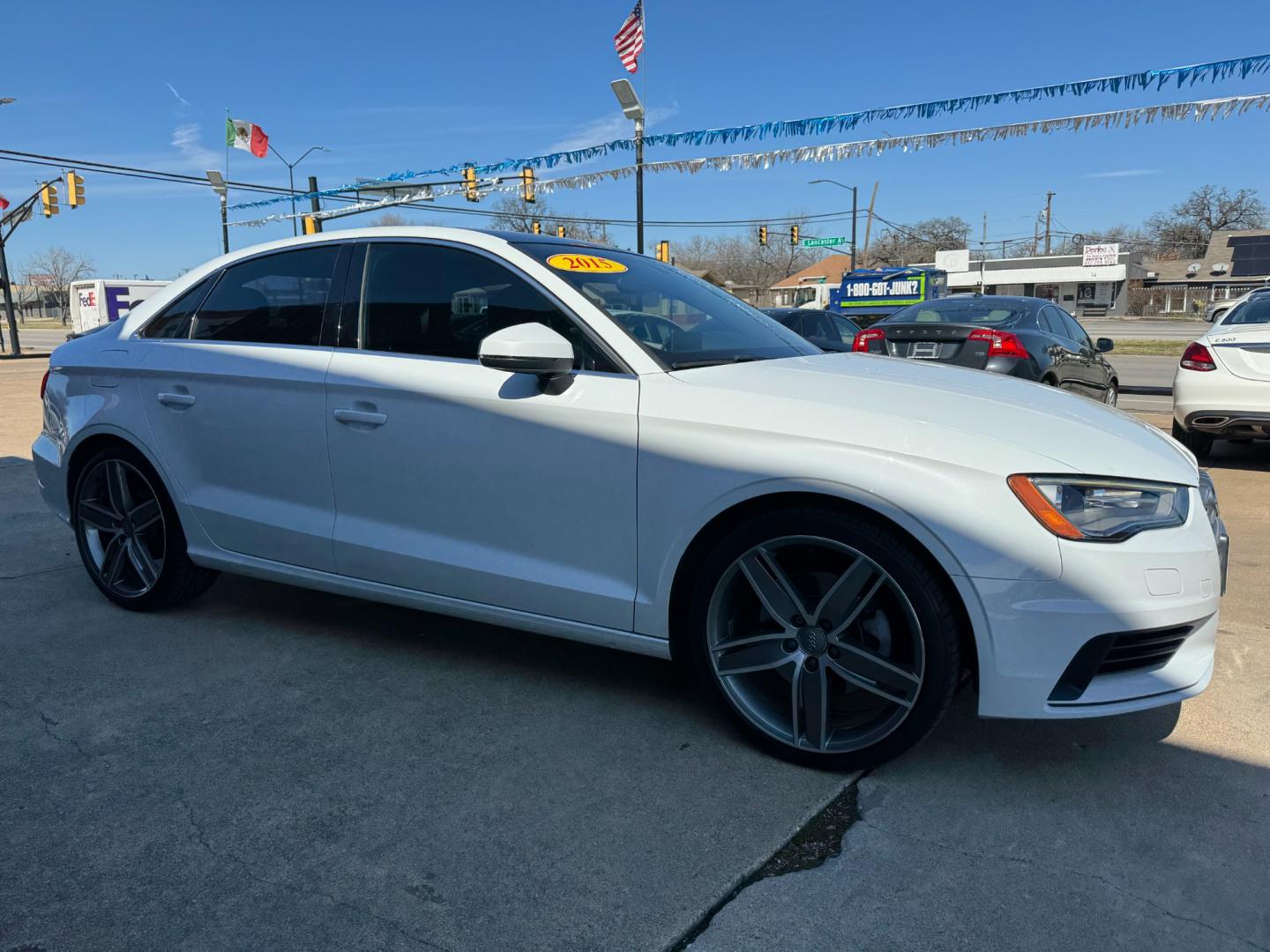 2015 WHITE AUDI A3 PREMIUM PLUS (WAUEFGFF2F1) , located at 5900 E. Lancaster Ave., Fort Worth, TX, 76112, (817) 457-5456, 0.000000, 0.000000 - Photo#2